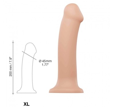 Giętki miękki realistyczny silikonowy penis dildo